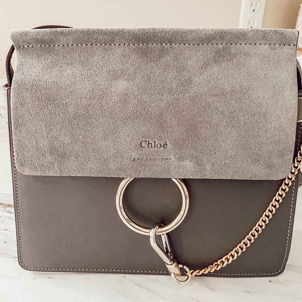Grey Chloe crossbody bag